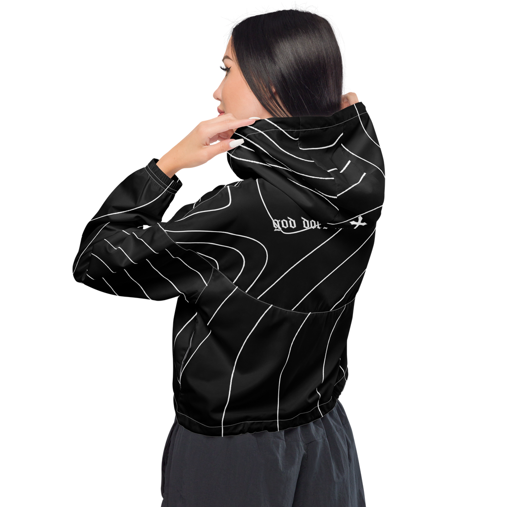 Alpha Omega - Cropped Windbreaker