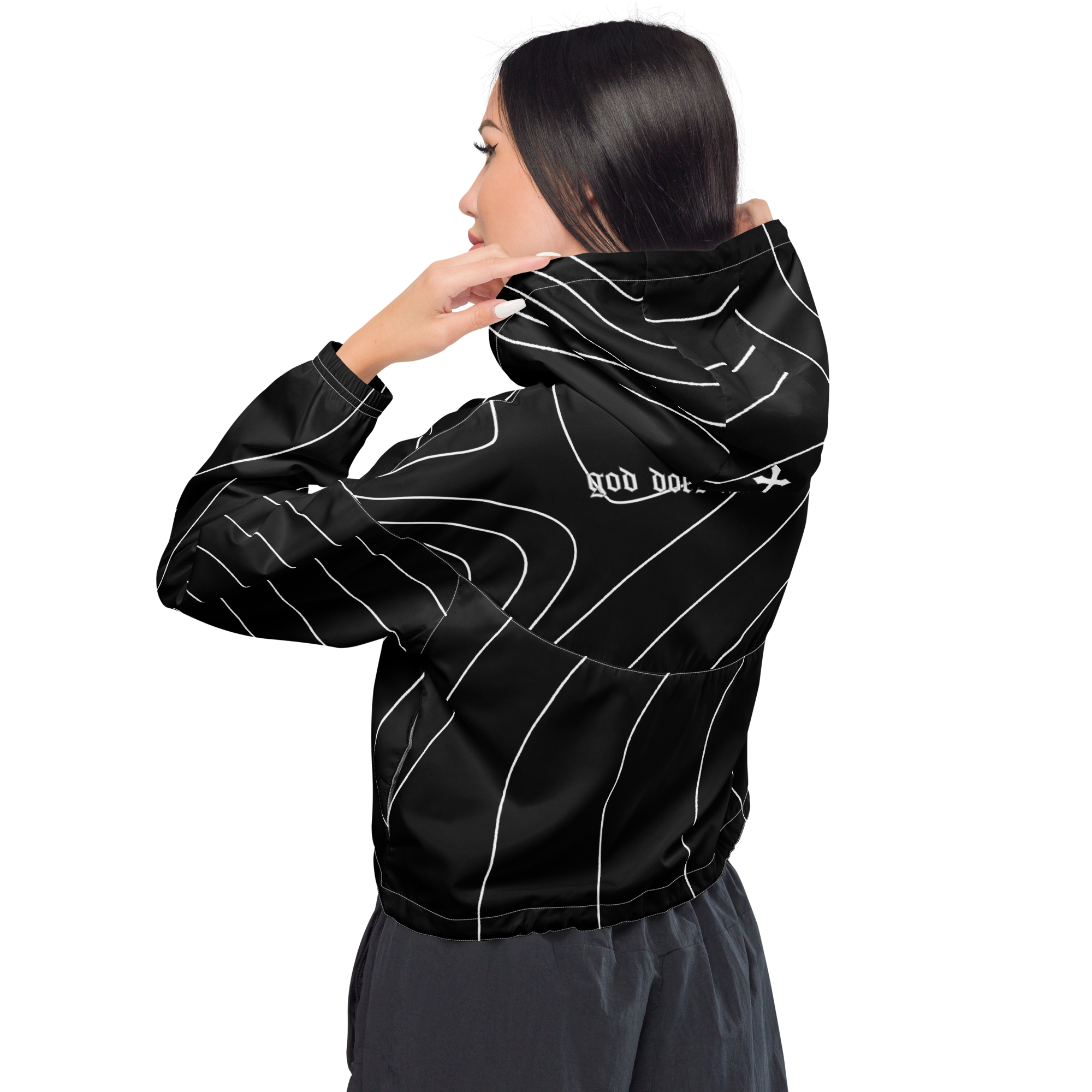 Alpha Omega - Cropped Windbreaker