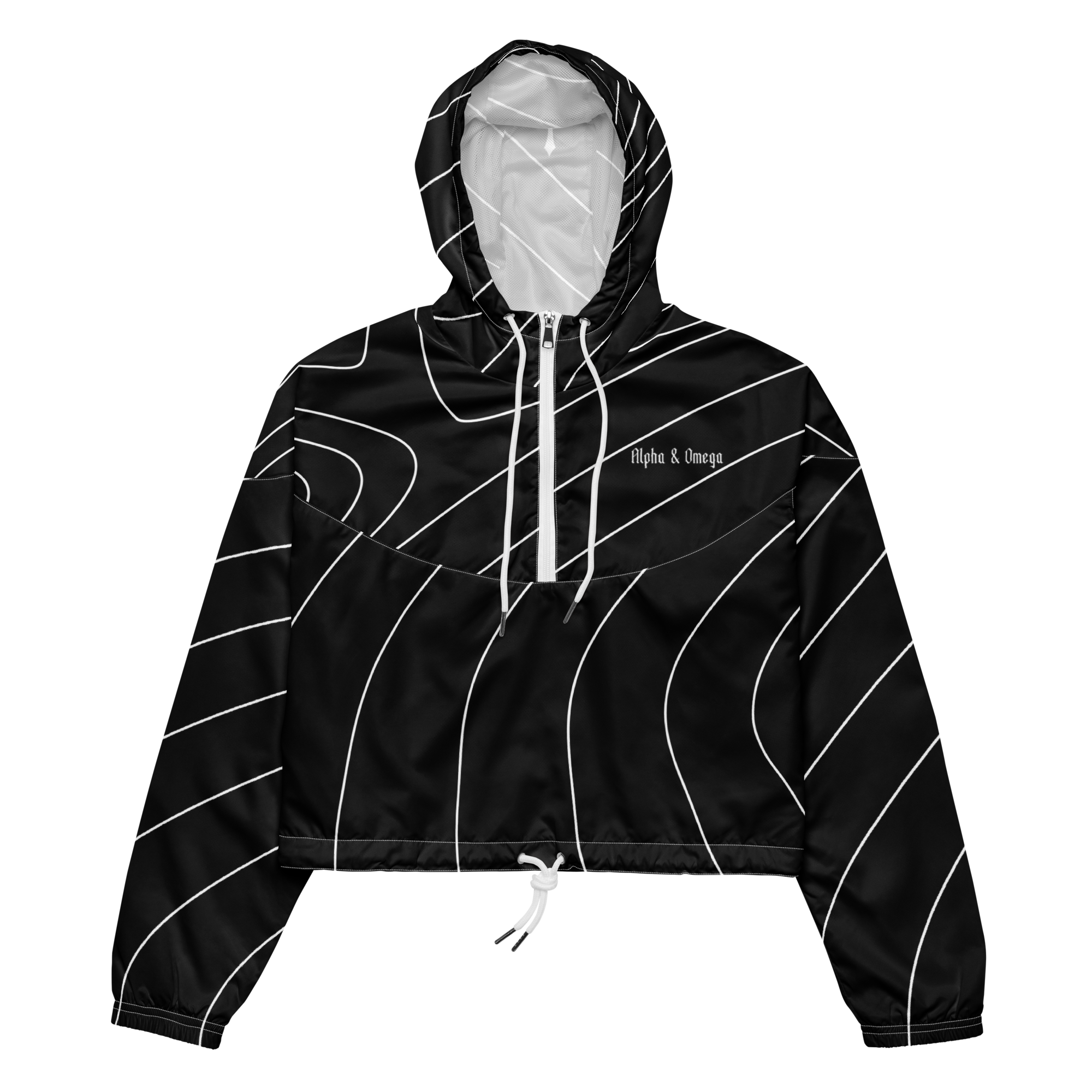 Alpha Omega - Cropped Windbreaker